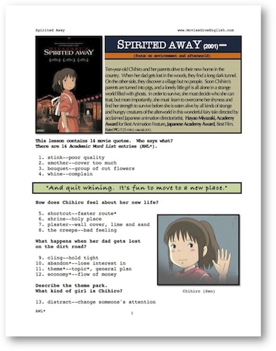 thumbnail, Spirited Away